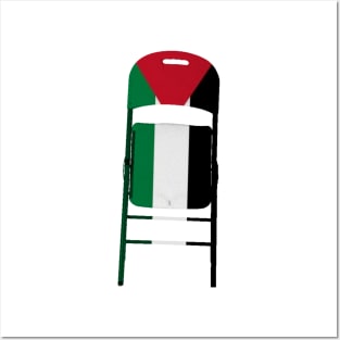 Palestine Folding Chair To Brutal Israel Occupation - Front Posters and Art